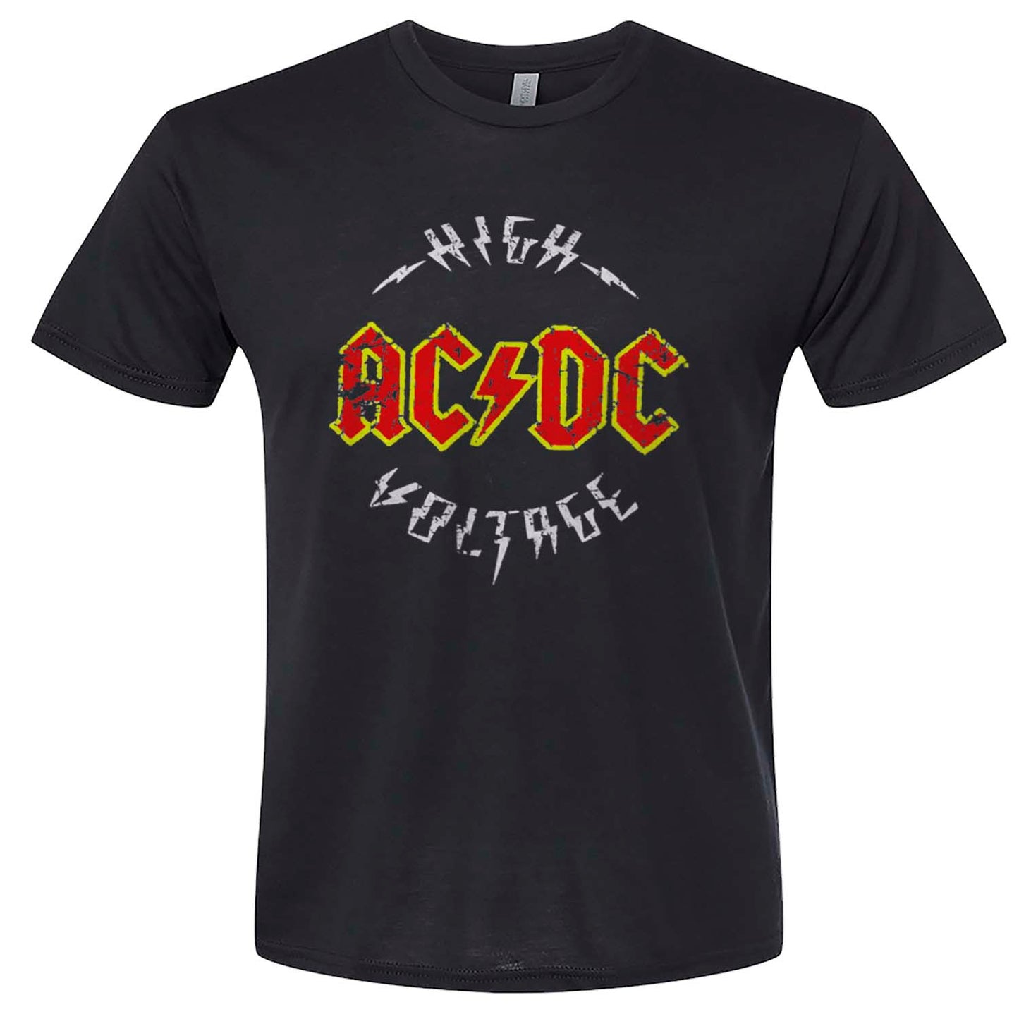 ac dc rock band logo Tee shirt adult unisex