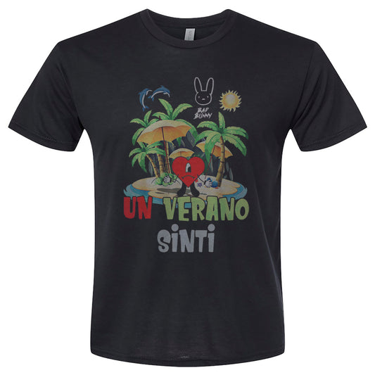 bad bunny un verano sinti design t-shirt adult unisex