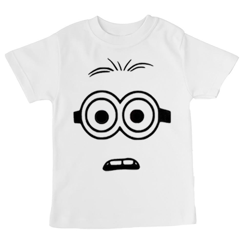 despicable me minion face front design for kids 